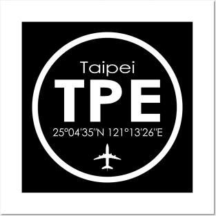 TPE, Taiwan Taoyuan International Airport Posters and Art